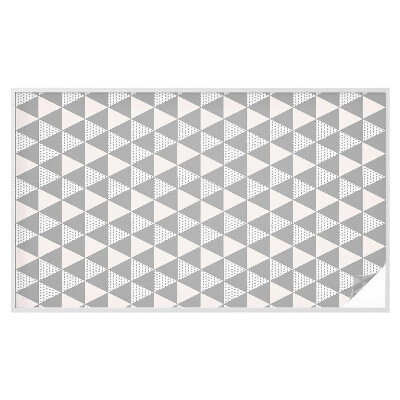 Frostfilm med dekorativt mönster Modern geometri