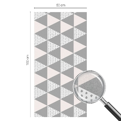 Frostfilm med dekorativt mönster Modern geometri