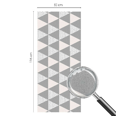 Frostfilm med dekorativt mönster Modern geometri