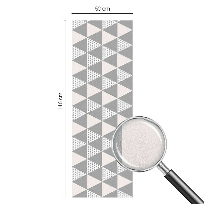 Frostfilm med dekorativt mönster Modern geometri