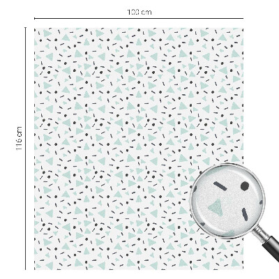 Solfilm fönster insynsskydd Geometriska figurer