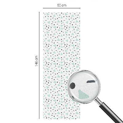 Solfilm fönster insynsskydd Geometriska figurer