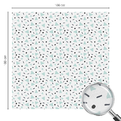 Solfilm fönster insynsskydd Geometriska figurer