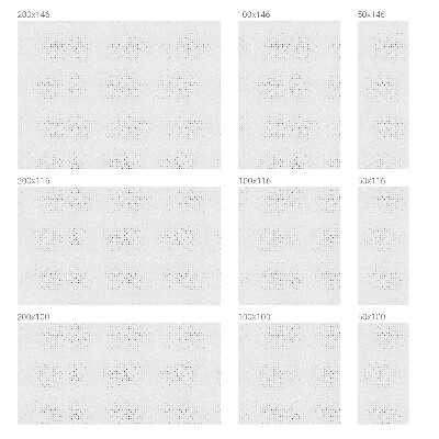 Fönsterfilm med mosaikmönster Minimalistiska prickar