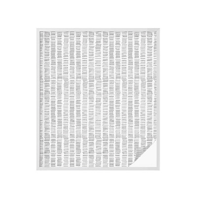 Frostad fönsterfilm med färgat mönster Minimalistiska linjer