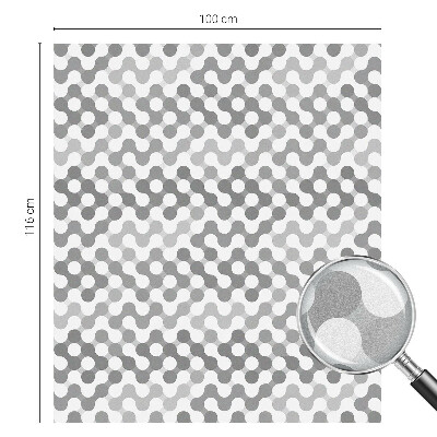 Dekorplast till fönster mosaik Våggeometri
