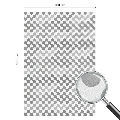 Dekorplast till fönster mosaik Våggeometri