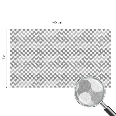 Dekorplast till fönster mosaik Våggeometri