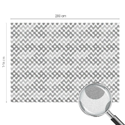 Dekorplast till fönster mosaik Våggeometri