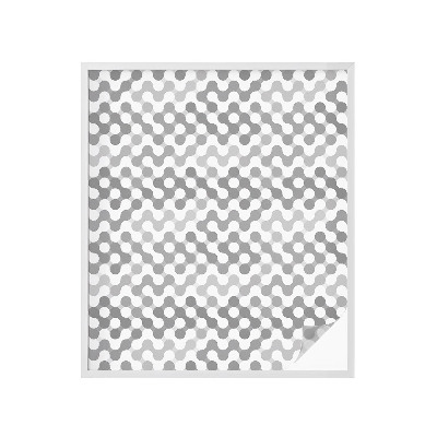 Dekorplast till fönster mosaik Våggeometri