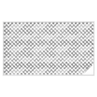 Dekorplast till fönster mosaik Våggeometri