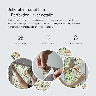 Dekorplast till fönster mosaik Våggeometri