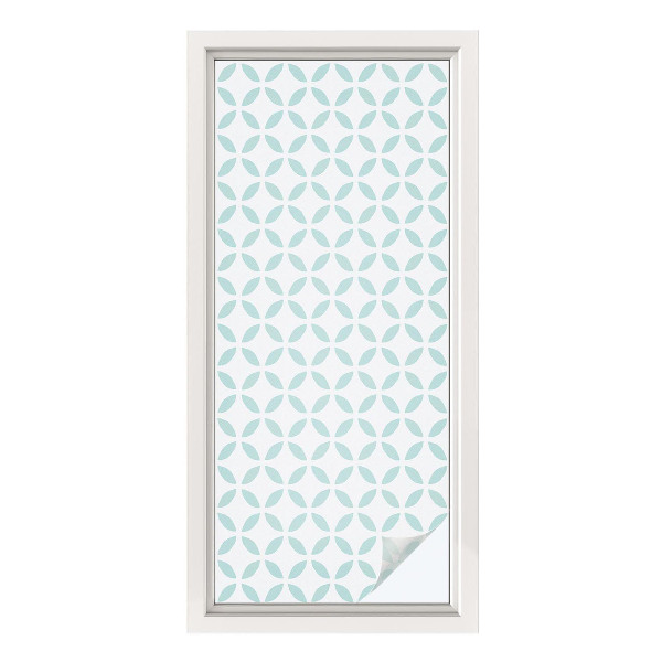 Solfilm fönster insynsskydd Abstrakta former