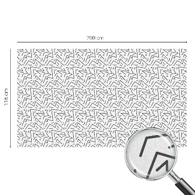 Fönsterfilm med mosaikmönster Abstrakta sicksackmönster