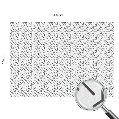 Fönsterfilm med mosaikmönster Abstrakta sicksackmönster