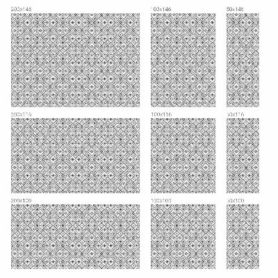 Frostfilm med dekorativt mönster Rombisk harmoni