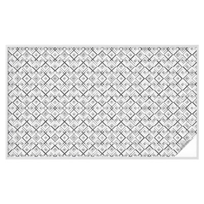 Frostfilm med dekorativt mönster Rombisk harmoni