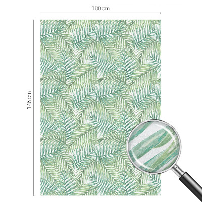 Fönsterfilm med mosaikmönster Grön ormbunke