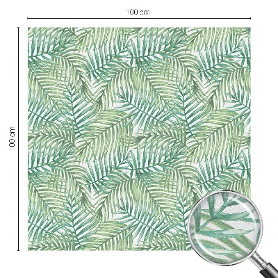 Fönsterfilm med mosaikmönster Grön ormbunke