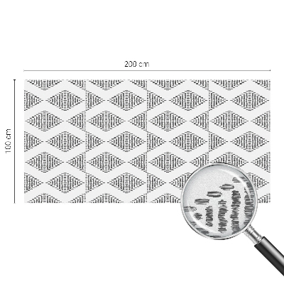 Frostfilm med dekorativt mönster Geometriska diamanter