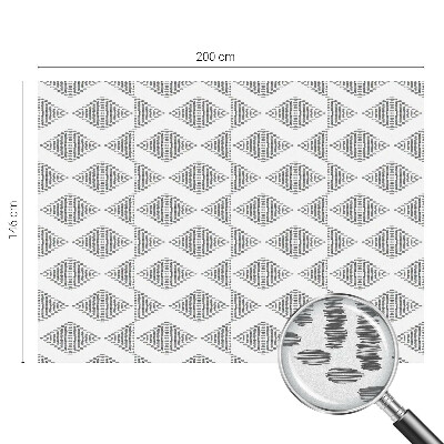 Frostfilm med dekorativt mönster Geometriska diamanter