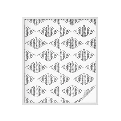 Frostfilm med dekorativt mönster Geometriska diamanter