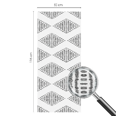 Frostfilm med dekorativt mönster Geometriska diamanter