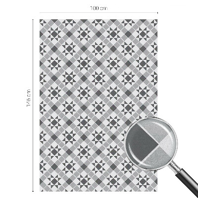 Fönsterfilm med mosaikmönster Geometriska mönster