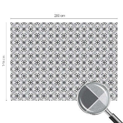 Fönsterfilm med mosaikmönster Geometriska mönster