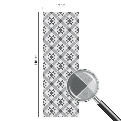 Fönsterfilm med mosaikmönster Geometriska mönster