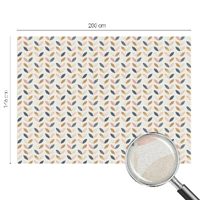 Solfilm fönster insynsskydd Lövmönster