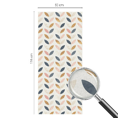 Solfilm fönster insynsskydd Lövmönster