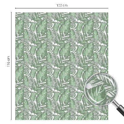 Dekorplast till fönster mosaik Grön harmoni