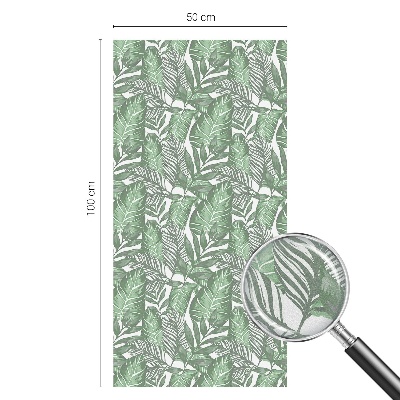 Dekorplast till fönster mosaik Grön harmoni