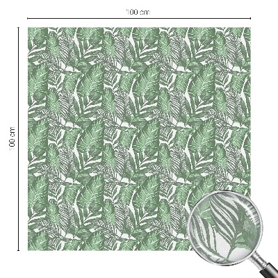 Dekorplast till fönster mosaik Grön harmoni