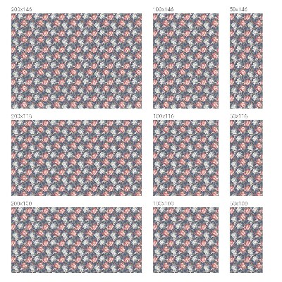 Frostfilm med dekorativt mönster Blommig elegans