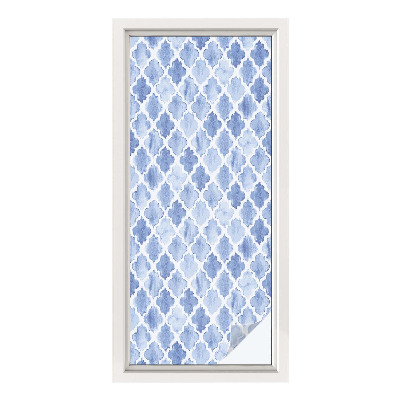 Dekorplast till fönster mosaik Akvarell elegans