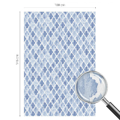 Dekorplast till fönster mosaik Akvarell elegans