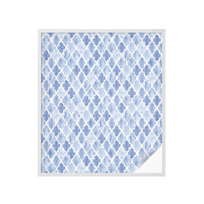 Dekorplast till fönster mosaik Akvarell elegans