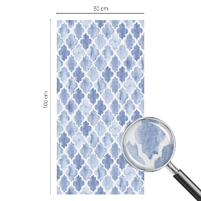 Dekorplast till fönster mosaik Akvarell elegans