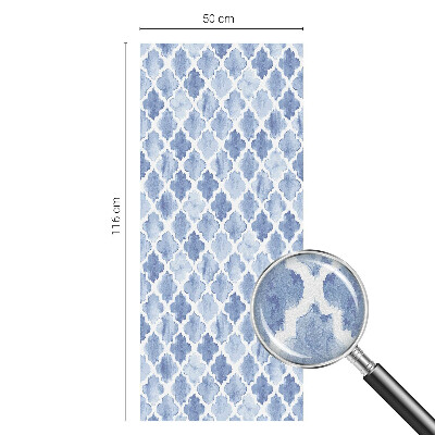 Dekorplast till fönster mosaik Akvarell elegans