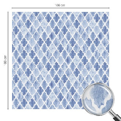 Dekorplast till fönster mosaik Akvarell elegans