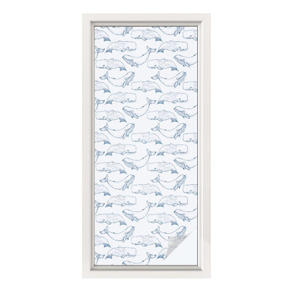 Fönsterfilm med mosaikmönster Havsinspirationer