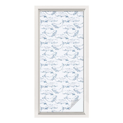 Fönsterfilm med mosaikmönster Havsinspirationer