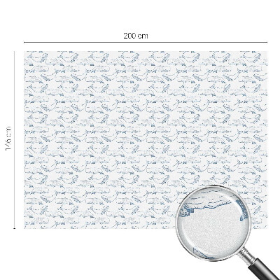 Fönsterfilm med mosaikmönster Havsinspirationer