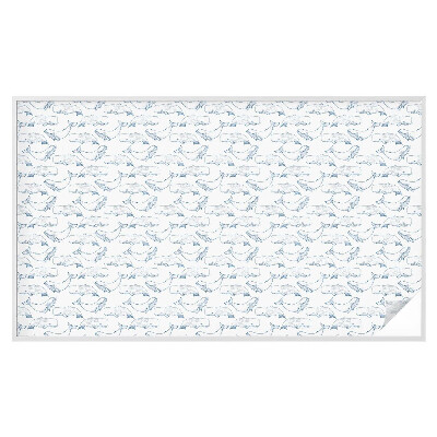 Fönsterfilm med mosaikmönster Havsinspirationer