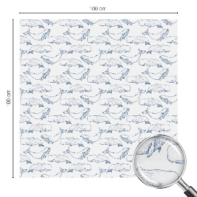 Fönsterfilm med mosaikmönster Havsinspirationer