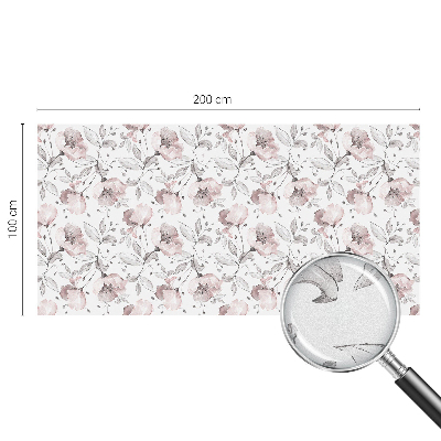 Dekorplast till fönster mosaik Rosenblad