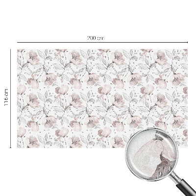 Dekorplast till fönster mosaik Rosenblad