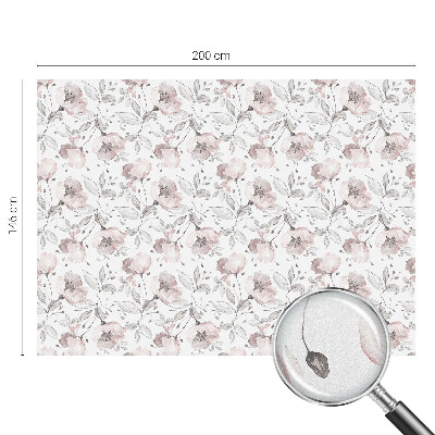 Dekorplast till fönster mosaik Rosenblad